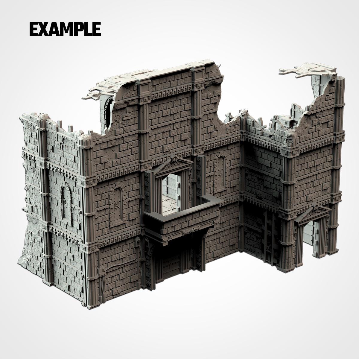The Last Temples Modular Gothic Ruins Terrain {By TxarliFactory}