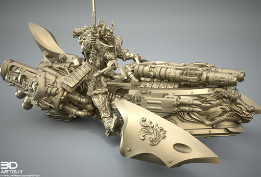 The Mounted Rider {By 3DArtGuy}
