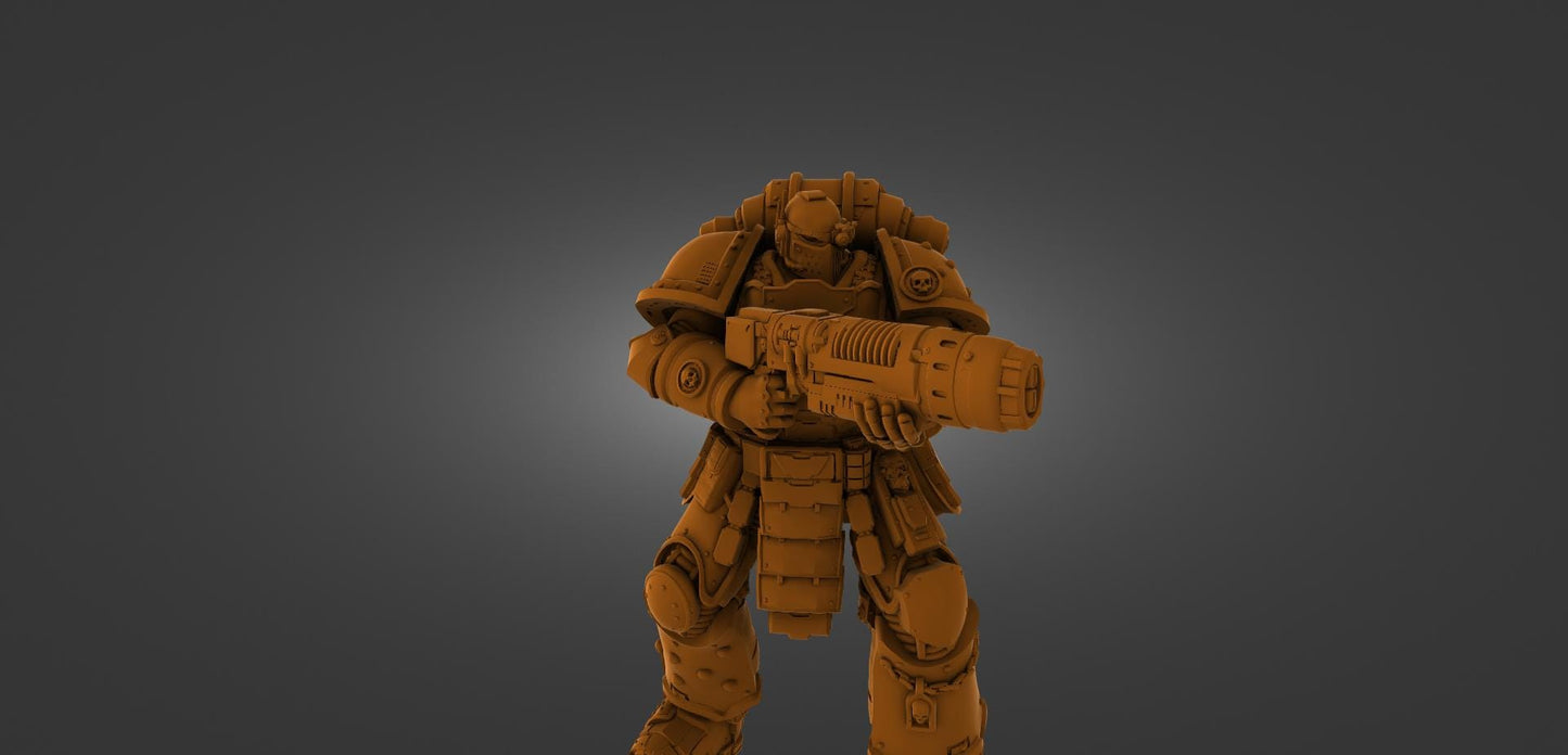 Giant Soldier Marine  5 Poses {By 3DArtGuy}