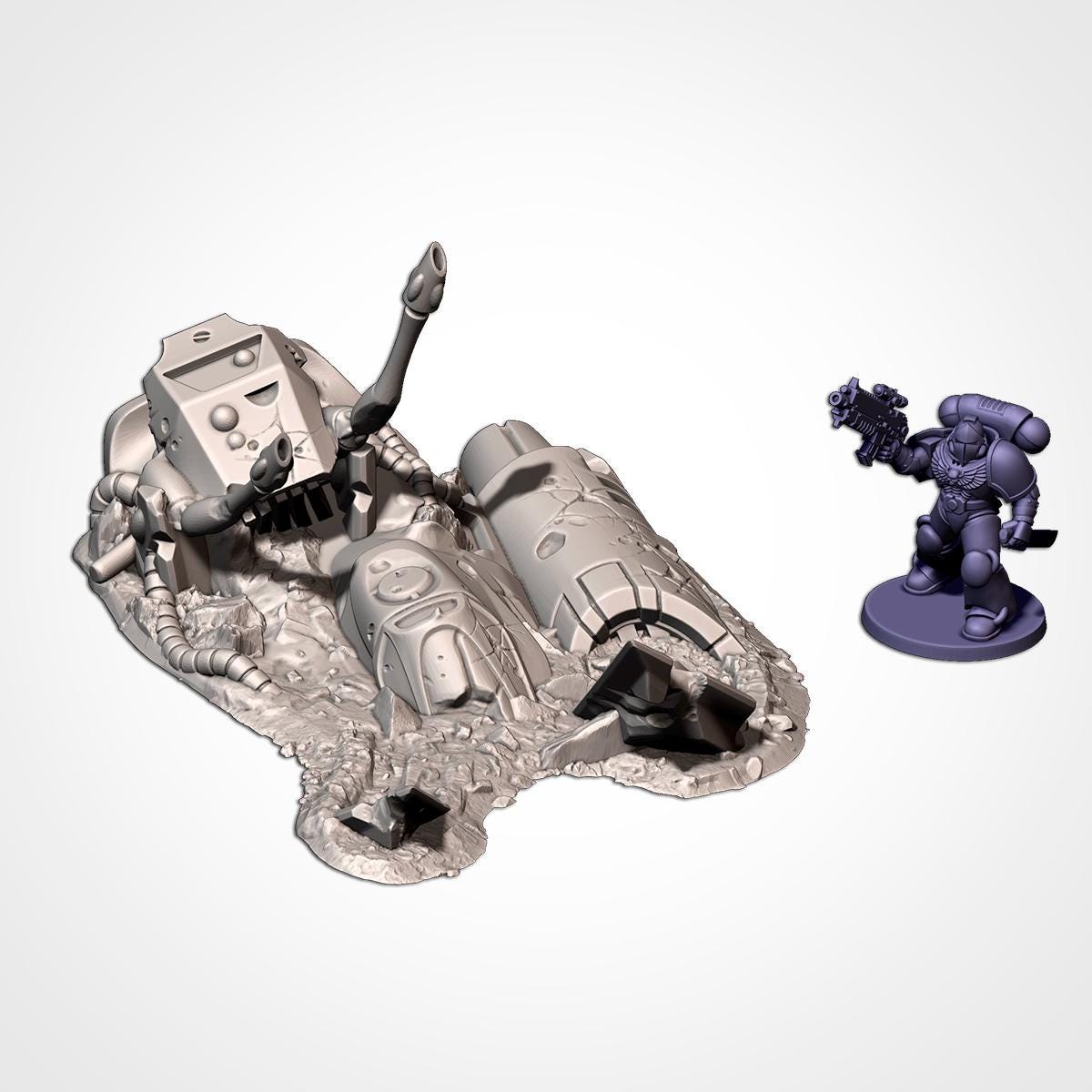 Xeno Crashed Ships Terrain