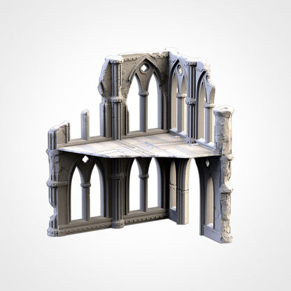 Cathedral Ruins - Closed or Open Options - Modular Terrain {By TXARLIFACTORY}