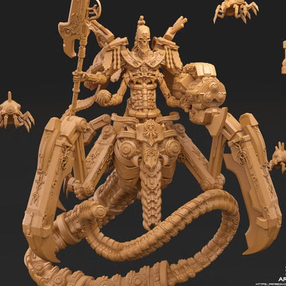 Warm-toned full view of the Ancient Annihilator Commander model