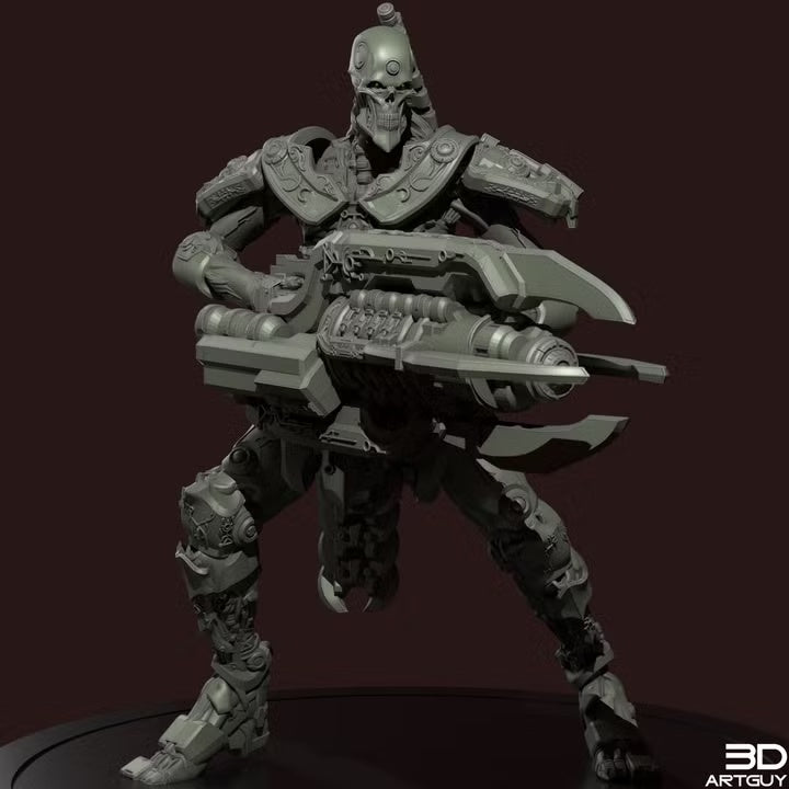 Ancient Annihilator Soldier 50mm sci-fi miniature by 3DArtGuy