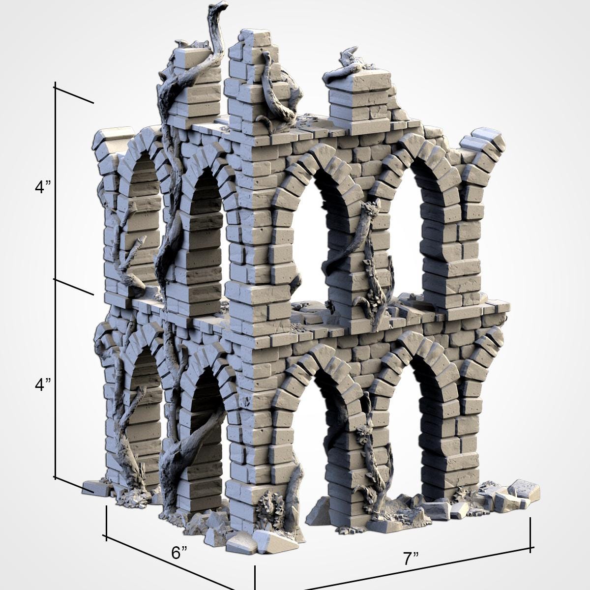 Abandoned City Ruins - Modular Terrain {By TXARLIFACTORY}