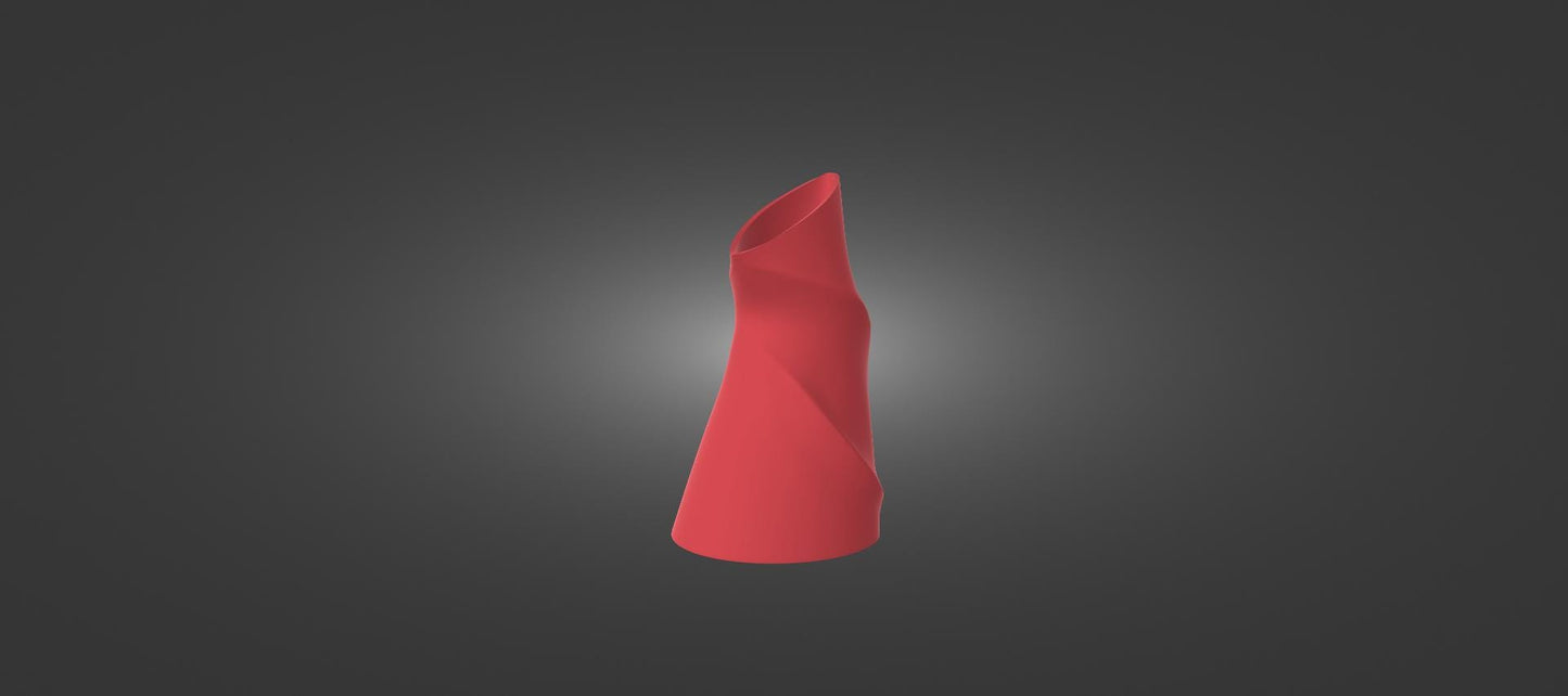 The Quiet Spiral Vase