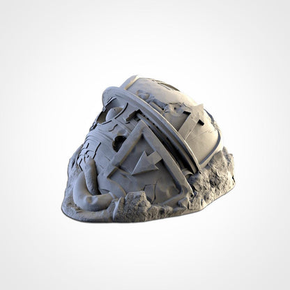Crashed Titan - Sci-Fi Wreckage Terrain Set or Pieces Double Size Available {By TxarliFactory}