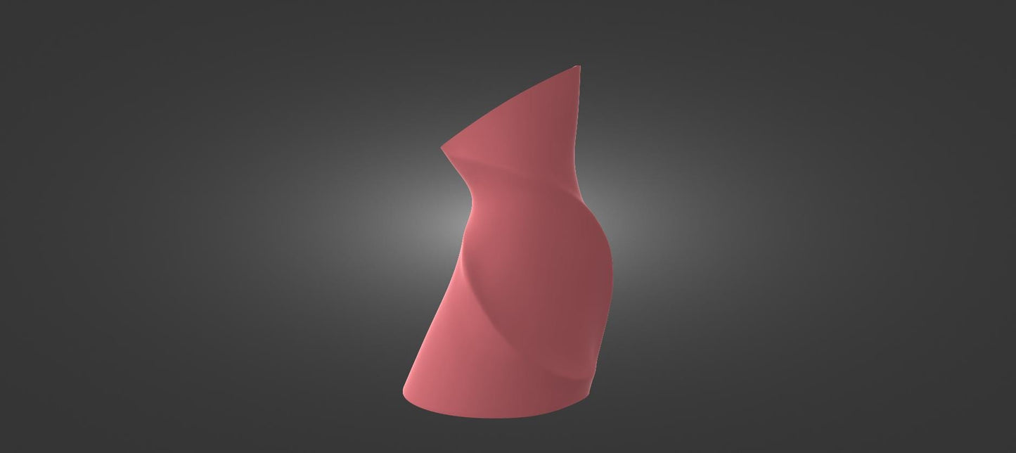 The Quiet Spiral Vase
