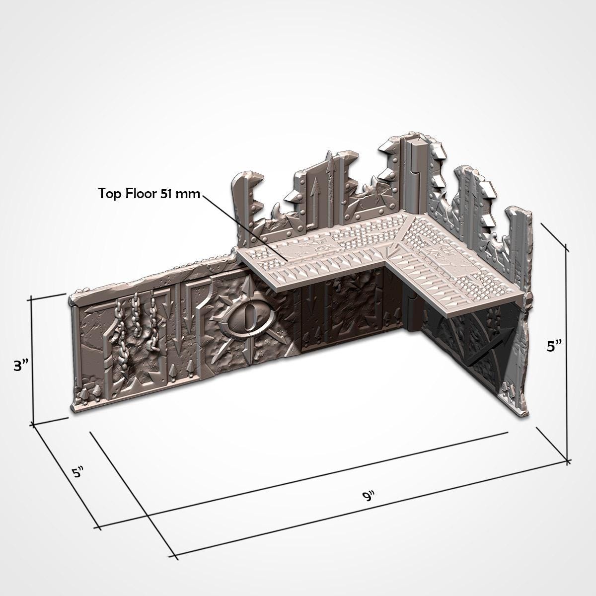 WTC Official Chaos Foldable Terrain Full Tournament READY Sets / Pieces - Official {TxarliFactory} Set (10th Edition)