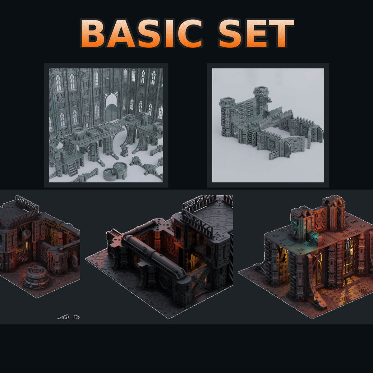 Dark Hyve Assault – Basic Sci-Fi Terrain Set – product image 1