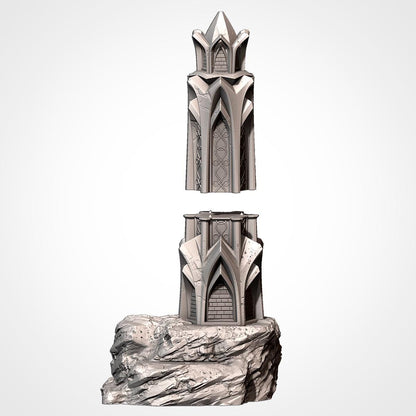 Elven Statues Terrain for Wargaming Fantasy D&D AoS and LOTR {By TxarliFactory}