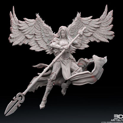 Hope Angel Fantasy Model (Demon Optional) 50mm 75mm 100mm 150mm {By 3DArtGuy}