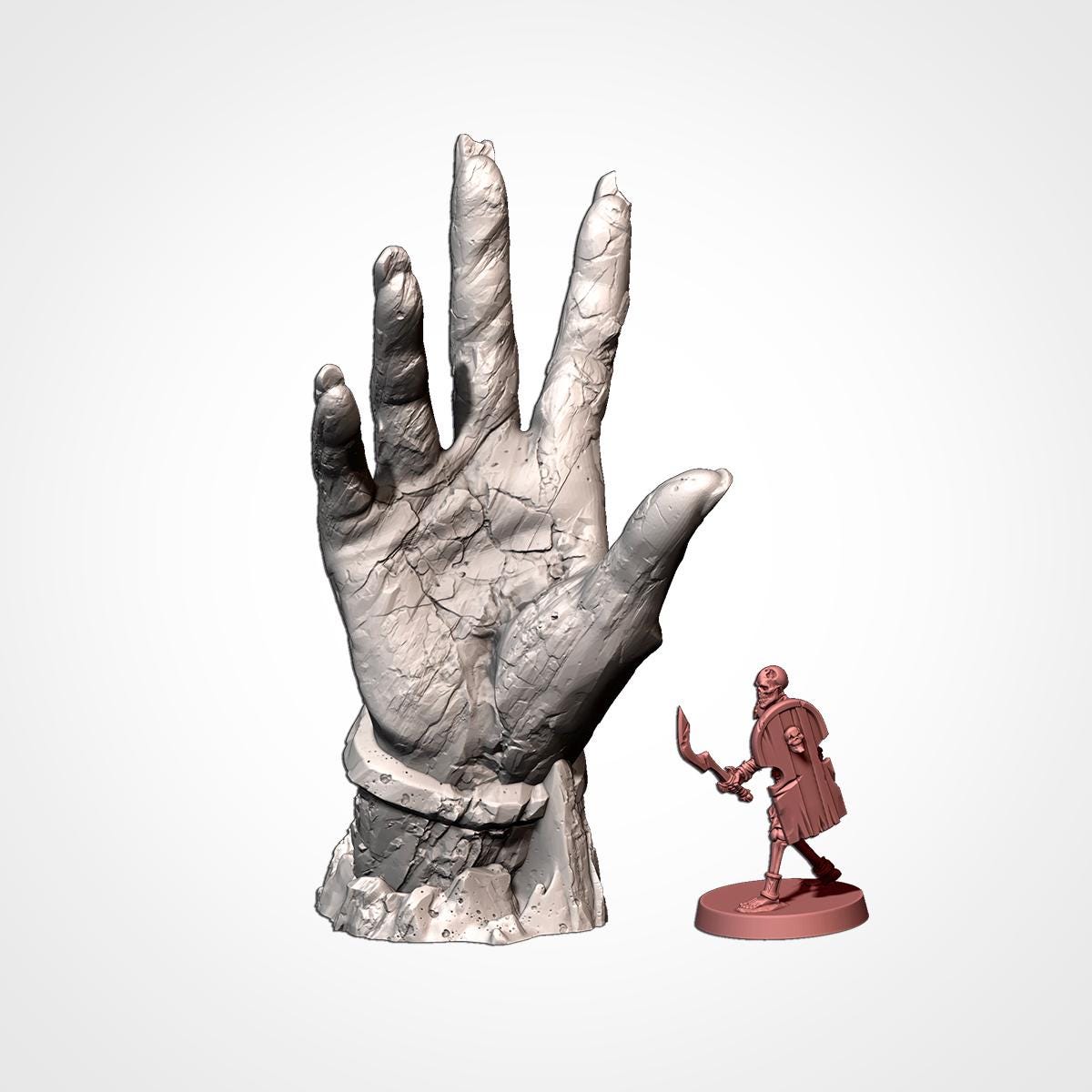 Elven Statues Terrain for Wargaming Fantasy D&D AoS and LOTR {By TxarliFactory}