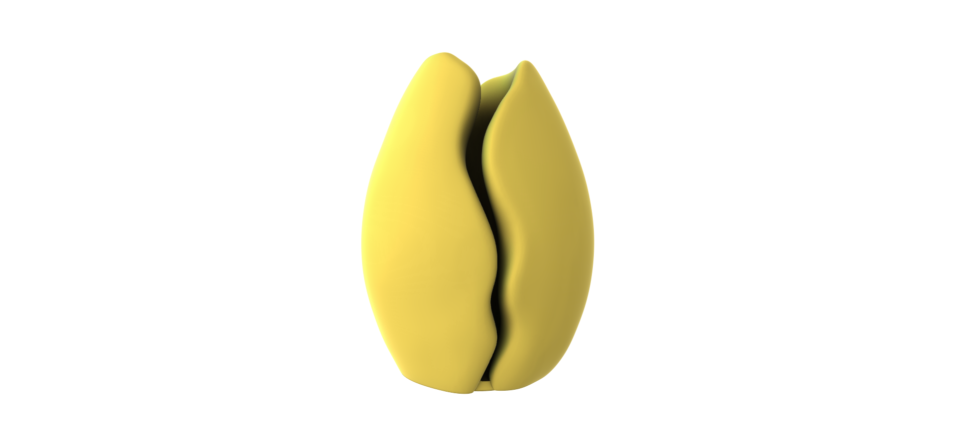 A single yellow flower bud against a black background.