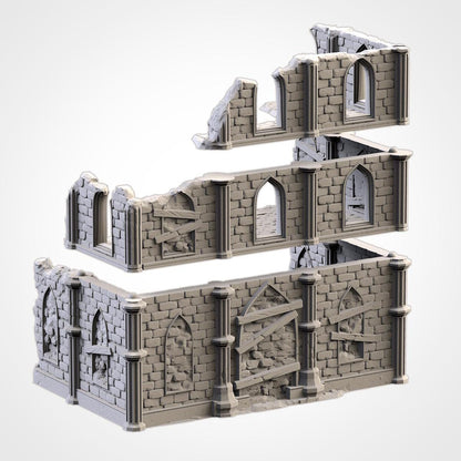 Temple Ruins - Modular Gothic Terrain Set {By TXARLIFACTORY}