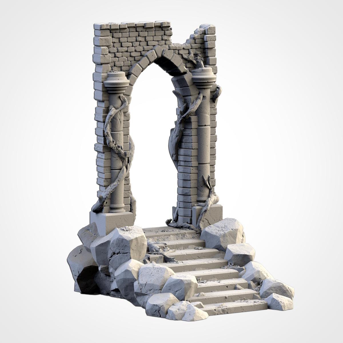 Abandoned City Ruins - Modular Terrain {By TXARLIFACTORY}