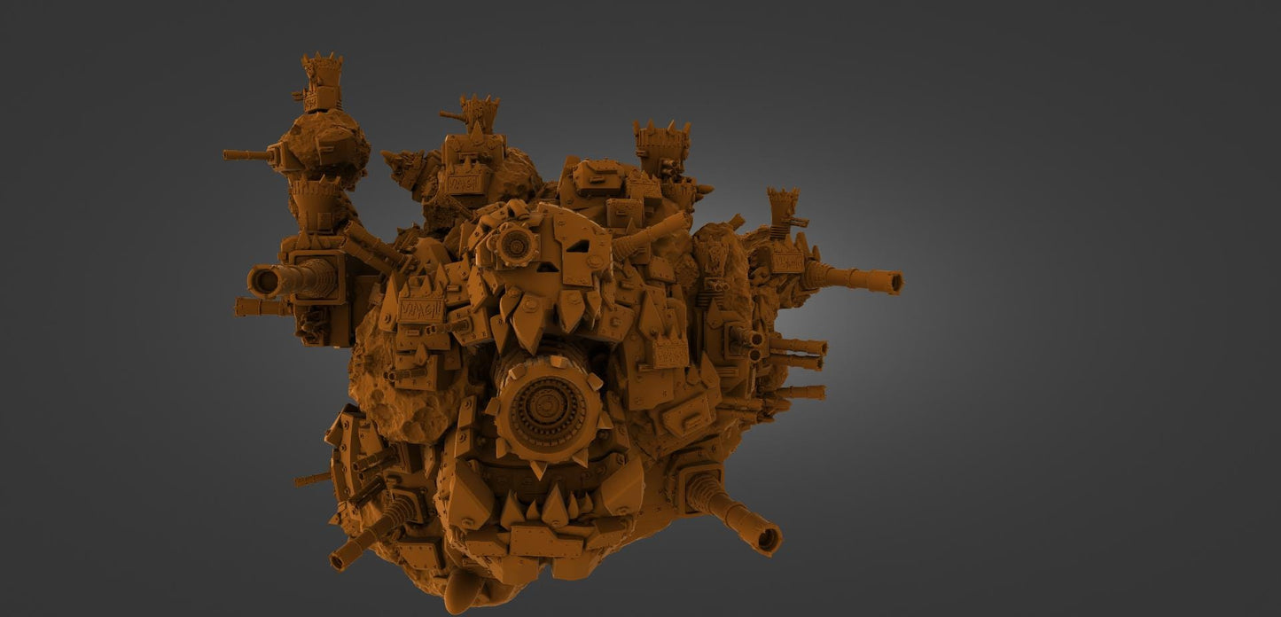 Orc Death Star 100mm - 500mm  Titan Proxy {By 3dArtGuy}