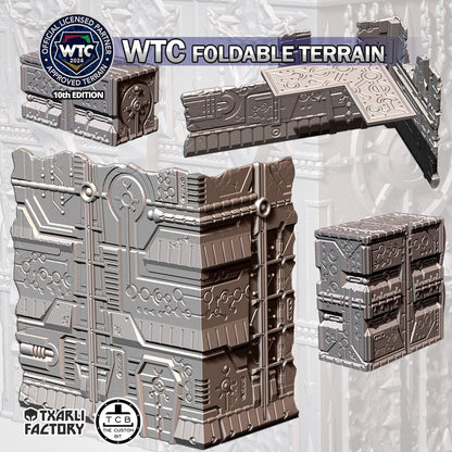 WTC Official Necromaton Foldable Terrain Full Tournament READY Sets / Pieces - Official {TxarliFactory} Set (10th Edition)