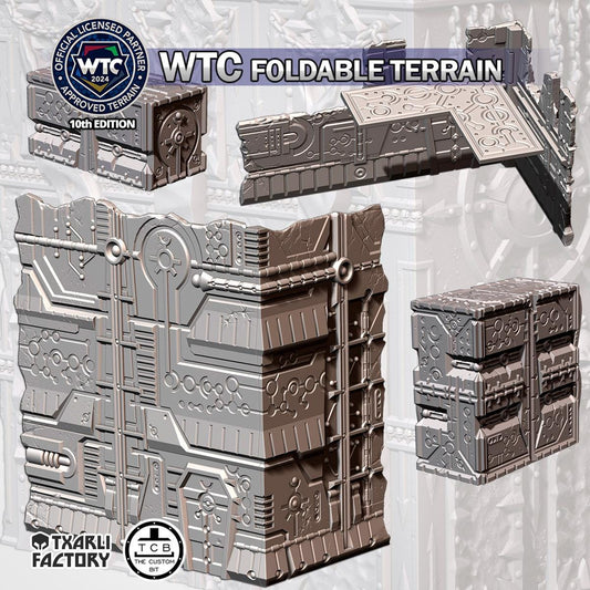 WTC Official Necromaton Foldable Terrain Full Tournament READY Sets / Pieces - Official {TxarliFactory} Set (10th Edition)