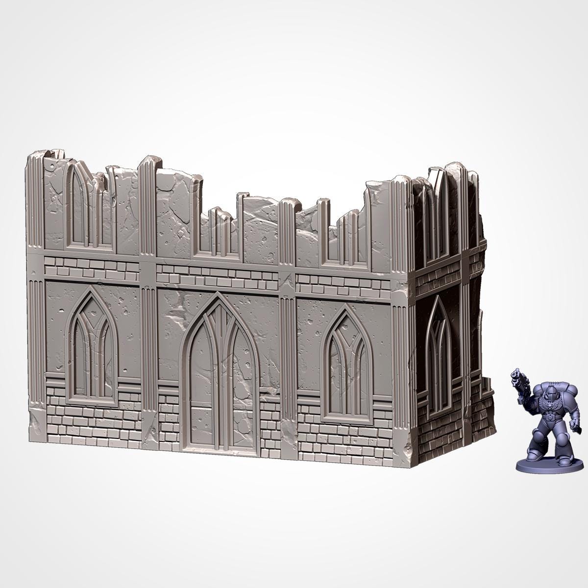 Classic Ruins Wargaming Terrain Set or Pieces WTC Approved  {By TxarliFactory}