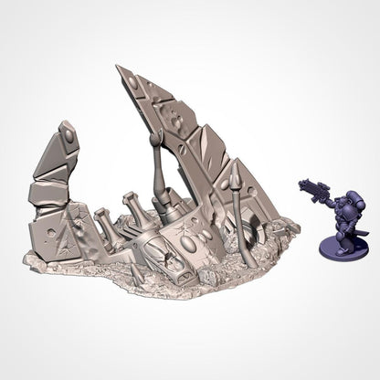 Xeno Crashed Ships Terrain