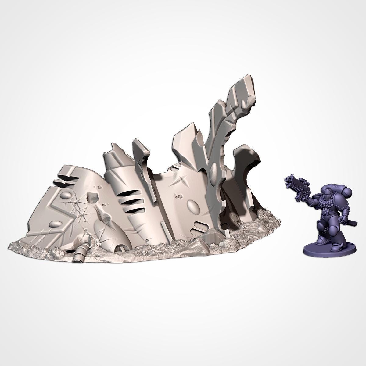 Xeno Crashed Ships Terrain