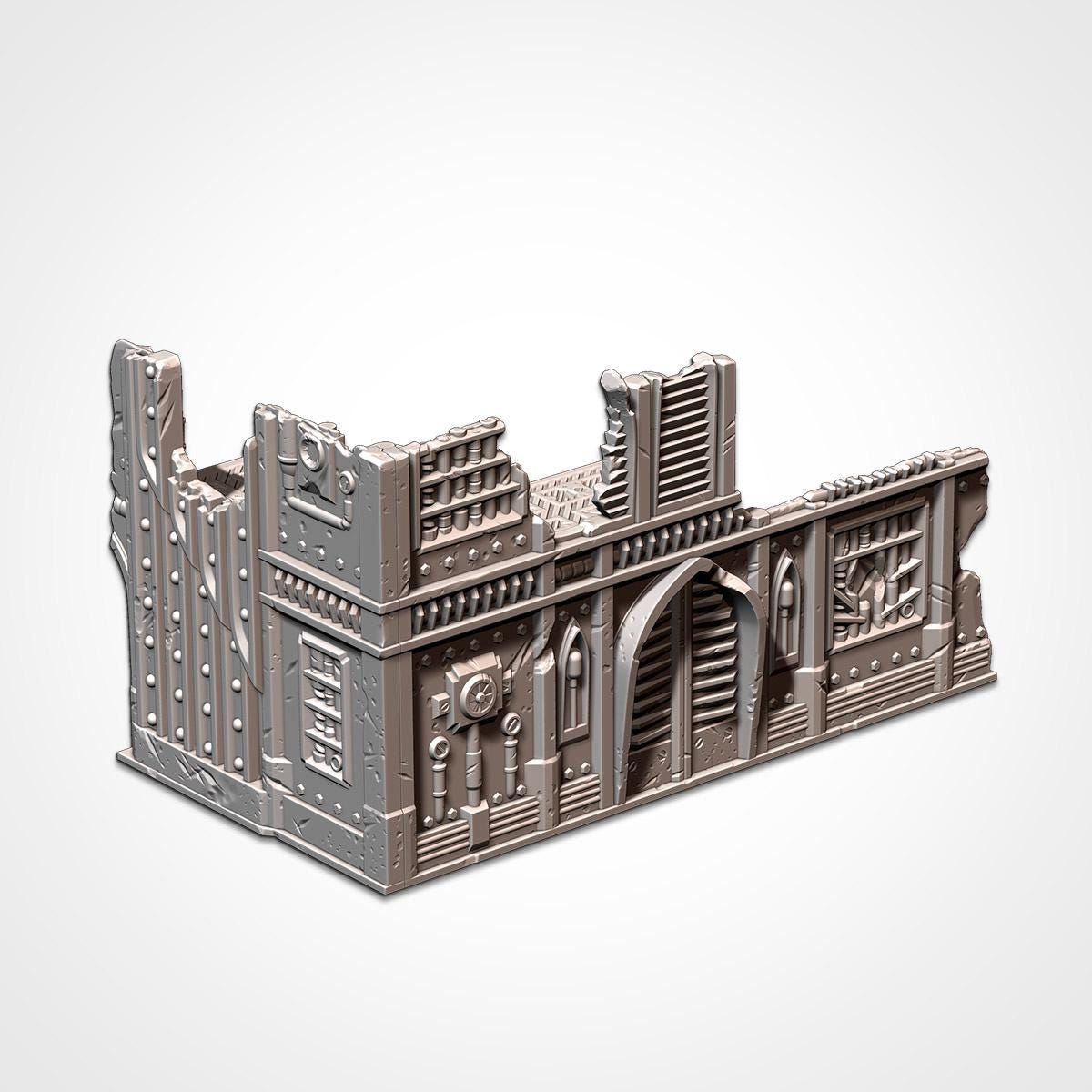 WTC Official Industrial Foldable Terrain Full Tournament READY Sets / Pieces - Official {TxarliFactory} Set (10th Edition)