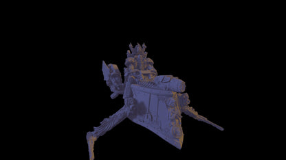Hoverbike with Soldier 5 Variant Options