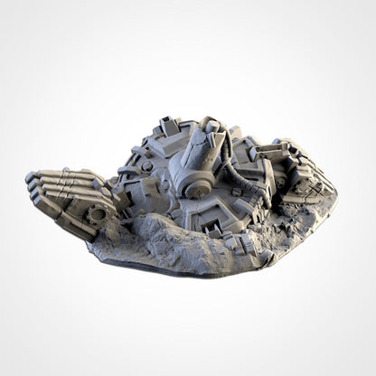 Crashed Titan - Sci-Fi Wreckage Terrain Set or Pieces Double Size Available {By TxarliFactory}