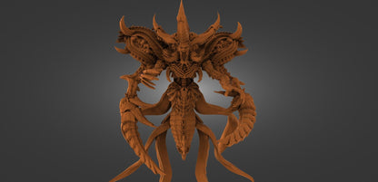 Belial Demon Fantasy Model 2 Versions 50mm 75mm 100mm 150mm {By3DArtGuy}