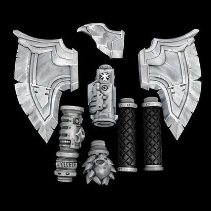 Fantasy Axe Cosplay - Modular Blade Design With Raven Head Detail | Eternal Forge Collection