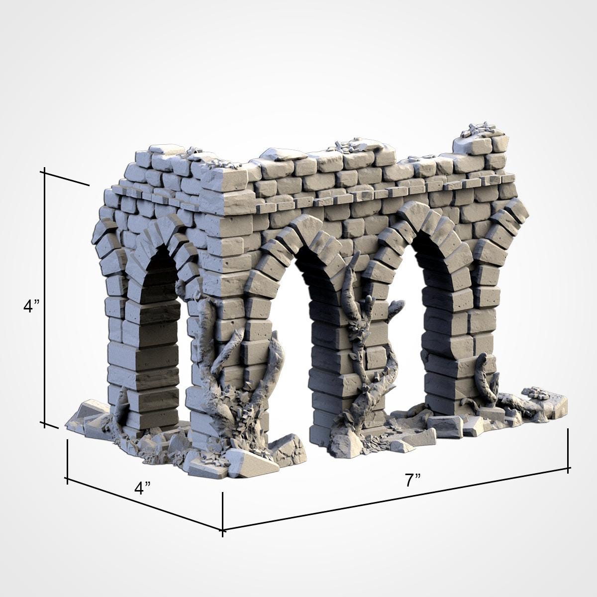 Abandoned City Ruins - Modular Terrain {By TXARLIFACTORY}