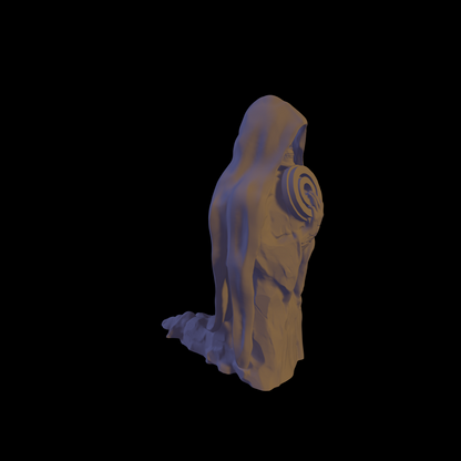 a 3d image of a statue of a dog