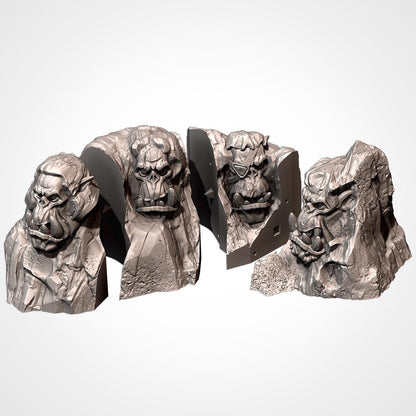 Orcish Monument Terrain- Full Set or Pieces {By TxarliFactory}
