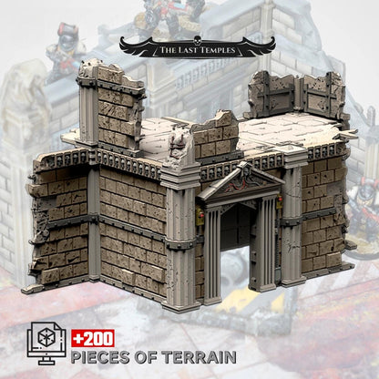 The Last Temples Modular Gothic Ruins Terrain {By TxarliFactory}