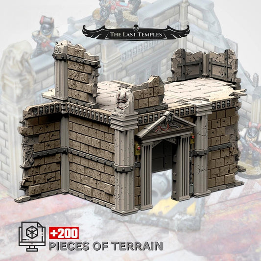 The Last Temples Modular Gothic Ruins Terrain {By TxarliFactory}