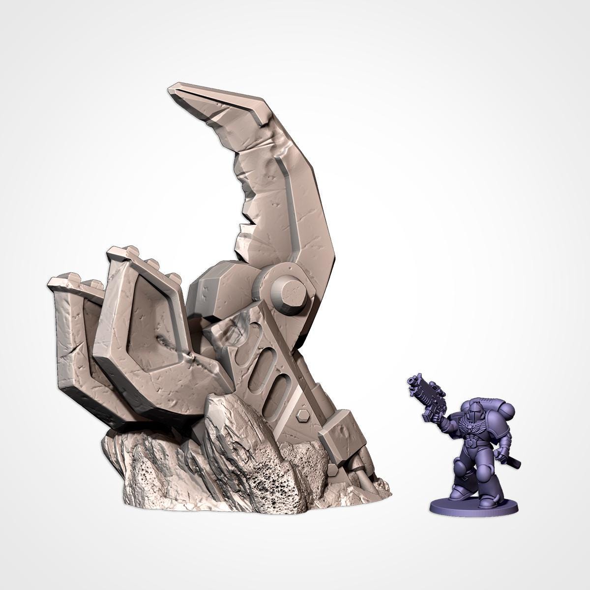 Orcish Monument Terrain- Full Set or Pieces {By TxarliFactory}