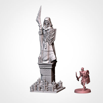 Gothic Graveyard Terrain for Wargaming, DnD, AoS, and LOTR – 3D Printed Cemetery Scenery {By TxarliFactory}