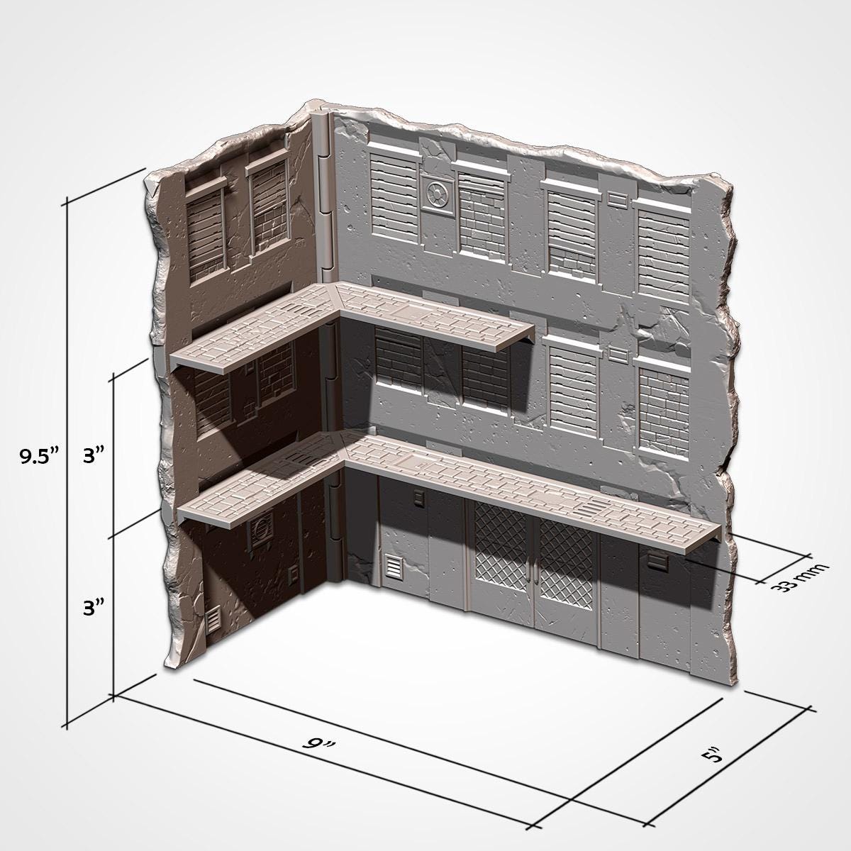WTC Official Sovietic Foldable Terrain Full Tournament READY Sets / Pieces - Official {TxarliFactory} Set (10th Edition)