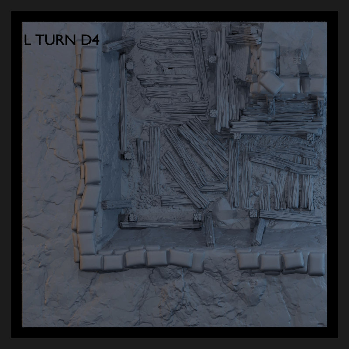 Golgotha Trenchline L-turn modular trench tile