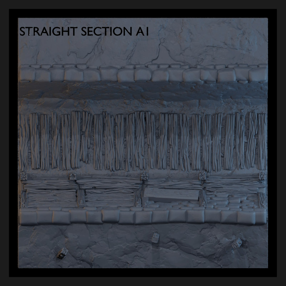 Golgotha Trenchline straight modular trench tile