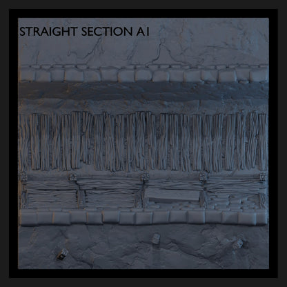 Golgotha Trenchline straight modular trench tile