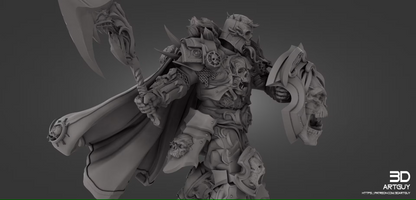 GrimKnight Miniature Ranged & Melee Parts Included Wargaming Proxy
