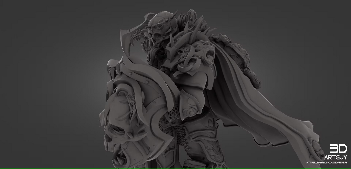 GrimKnight Miniature Ranged & Melee Parts Included Wargaming Proxy