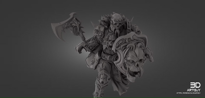 GrimKnight Miniature Ranged & Melee Parts Included Wargaming Proxy