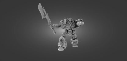 New! Golden Mech Grimdark Miniature Shooting w/ Lance 38mm 50mm 75mm 100mm