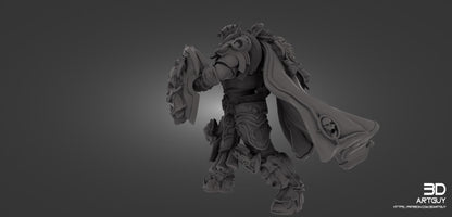 GrimKnight Miniature Ranged & Melee Parts Included Wargaming Proxy