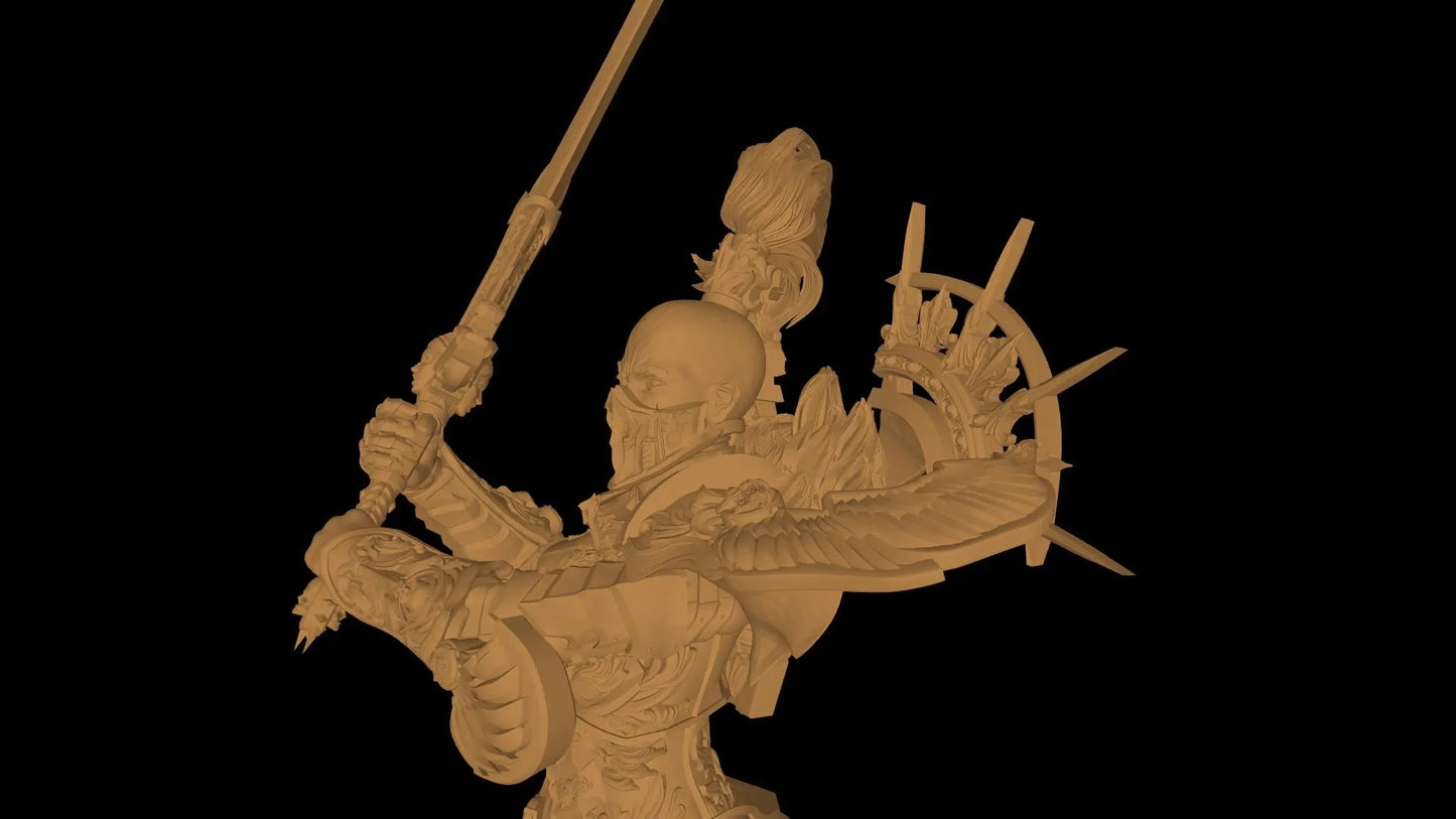 Angry Sister Paladin 3 Face Options! 38mm-50mm-75mm-100mm