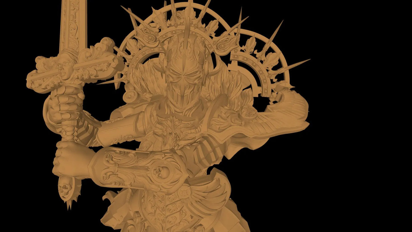 Angry Sister Paladin 3 Face Options! 38mm-50mm-75mm-100mm