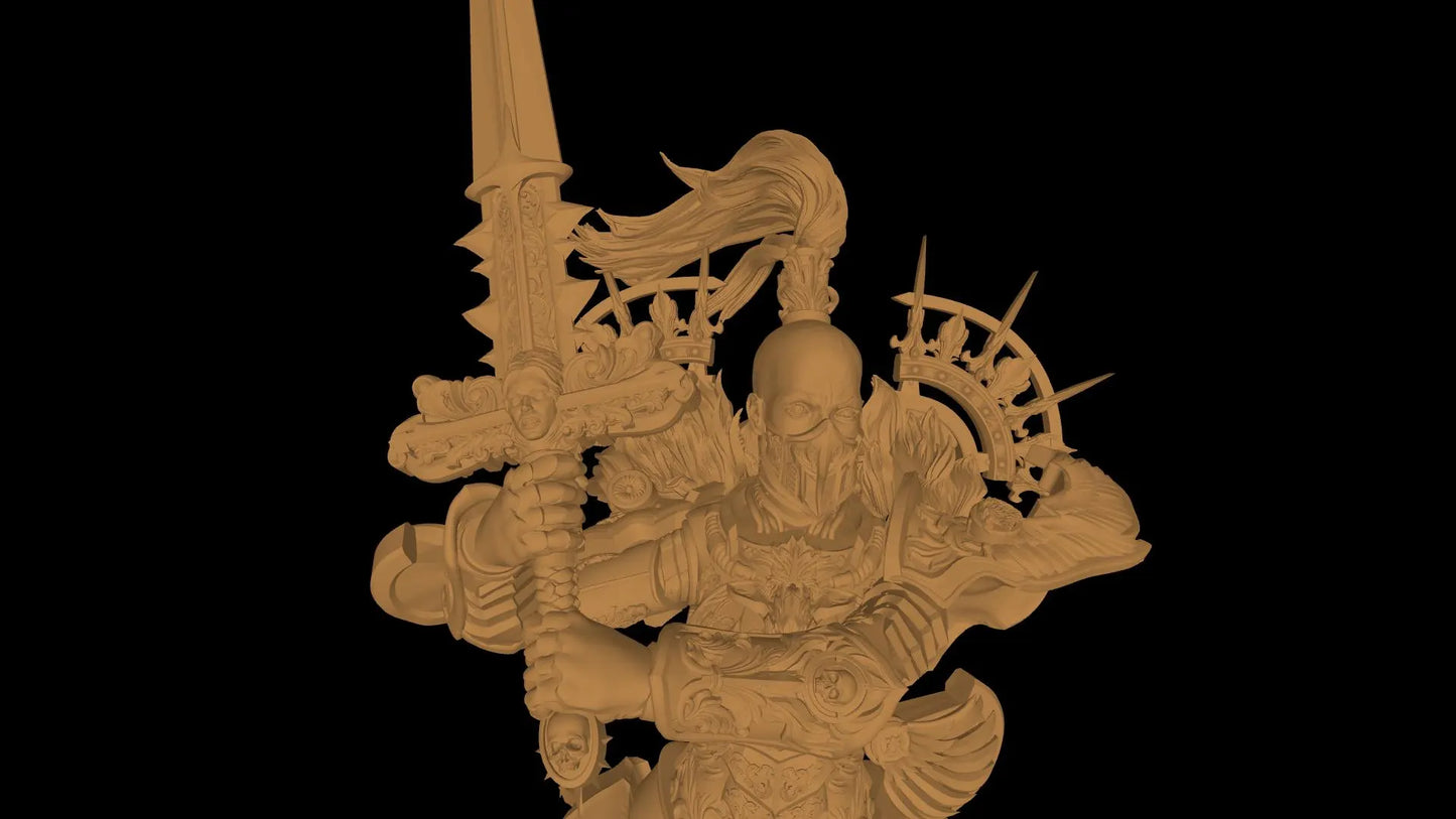 Angry Sister Paladin 3 Face Options! 38mm-50mm-75mm-100mm
