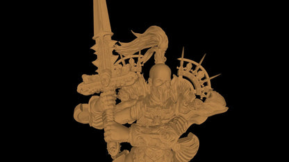 Angry Sister Paladin 3 Face Options! 38mm-50mm-75mm-100mm